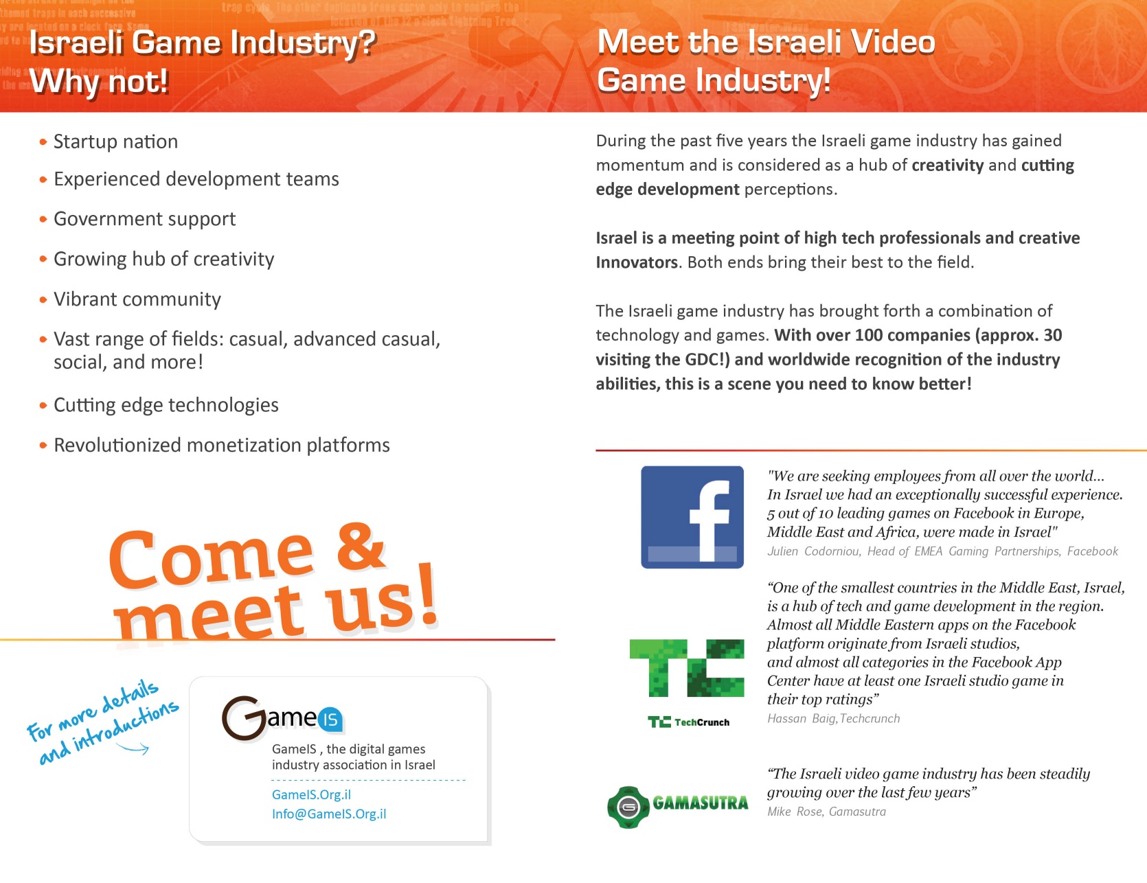 Israeli Video Game Industry - click to enlarge
